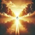 DALL·E 2025-02-25 13.50.55 - A serene and emotional image of a sunset over a peaceful road, symbolizing remembrance and the passage of time. The warm golden light reflects on the